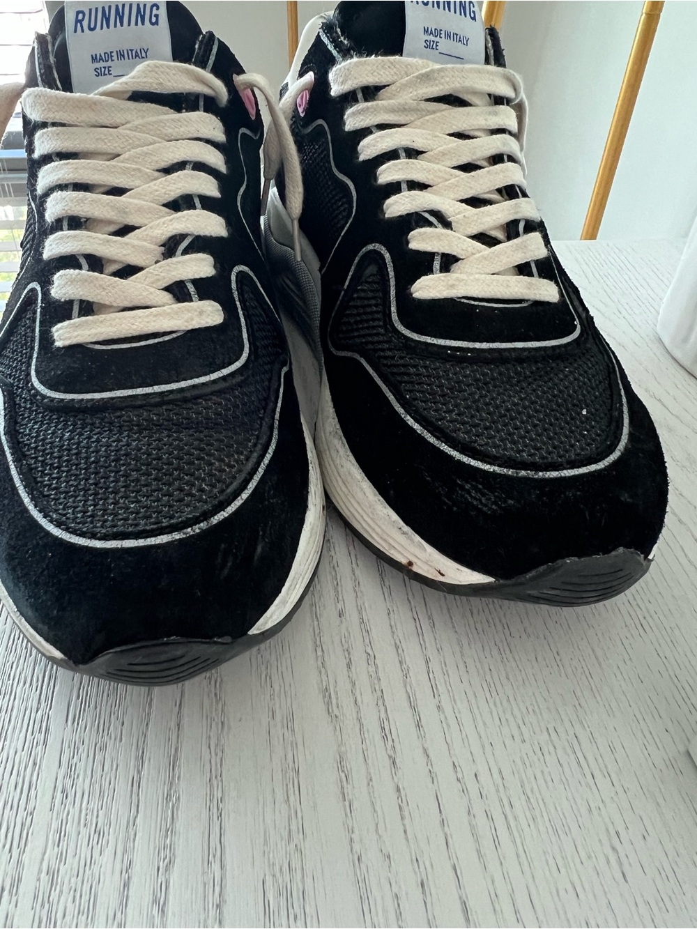Golden Goose Running Sole Sneaker (Black, Size 41) - Picture 13 of 14